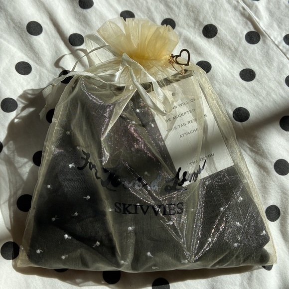 For Love & Lemons 🍋 S Jacinto Dot Black Tulle High Rise Panties Hook & Eye NWT - Picture 10 of 11